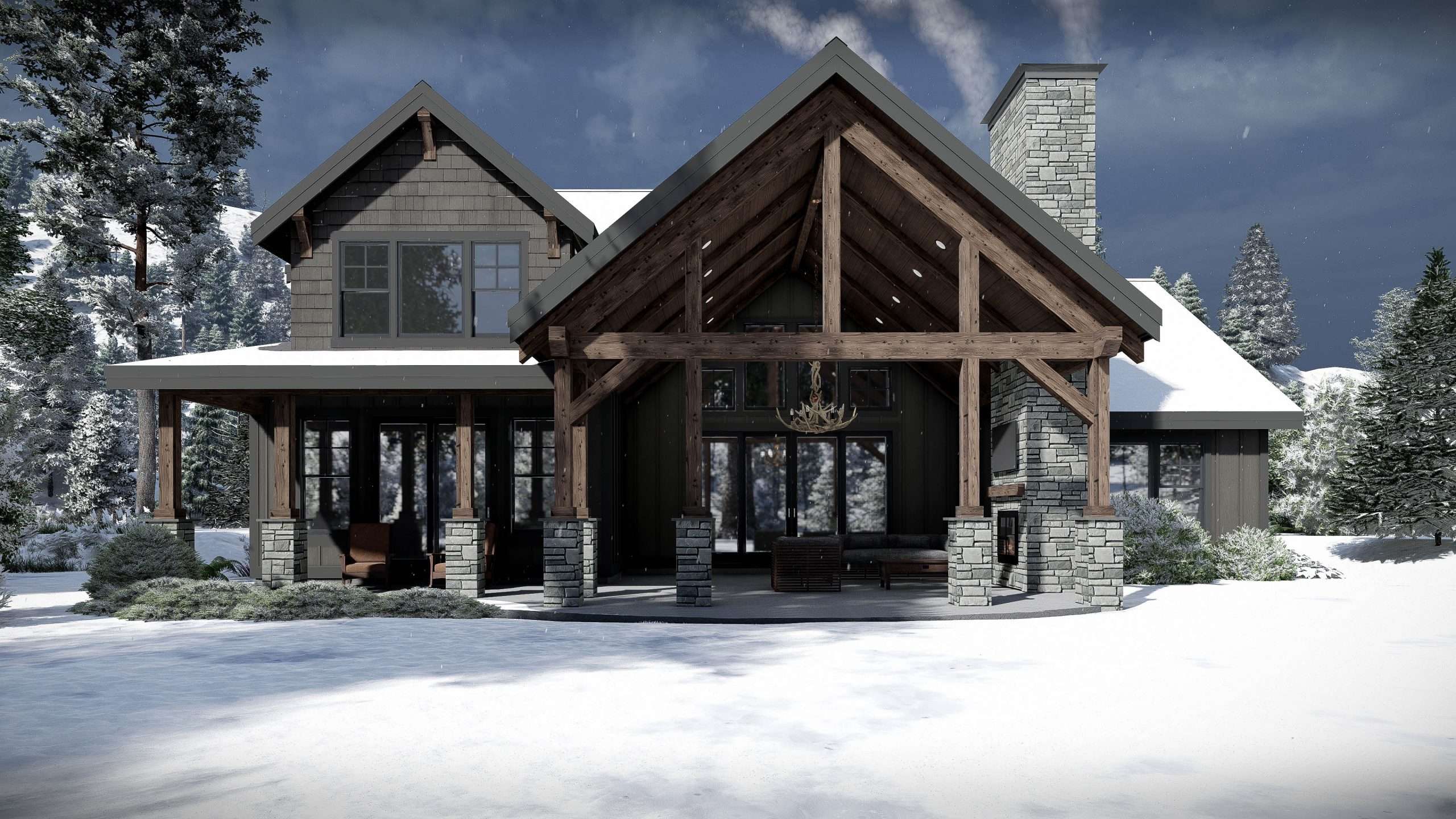 Suncadia Mountain Home Plan Lexar Homes