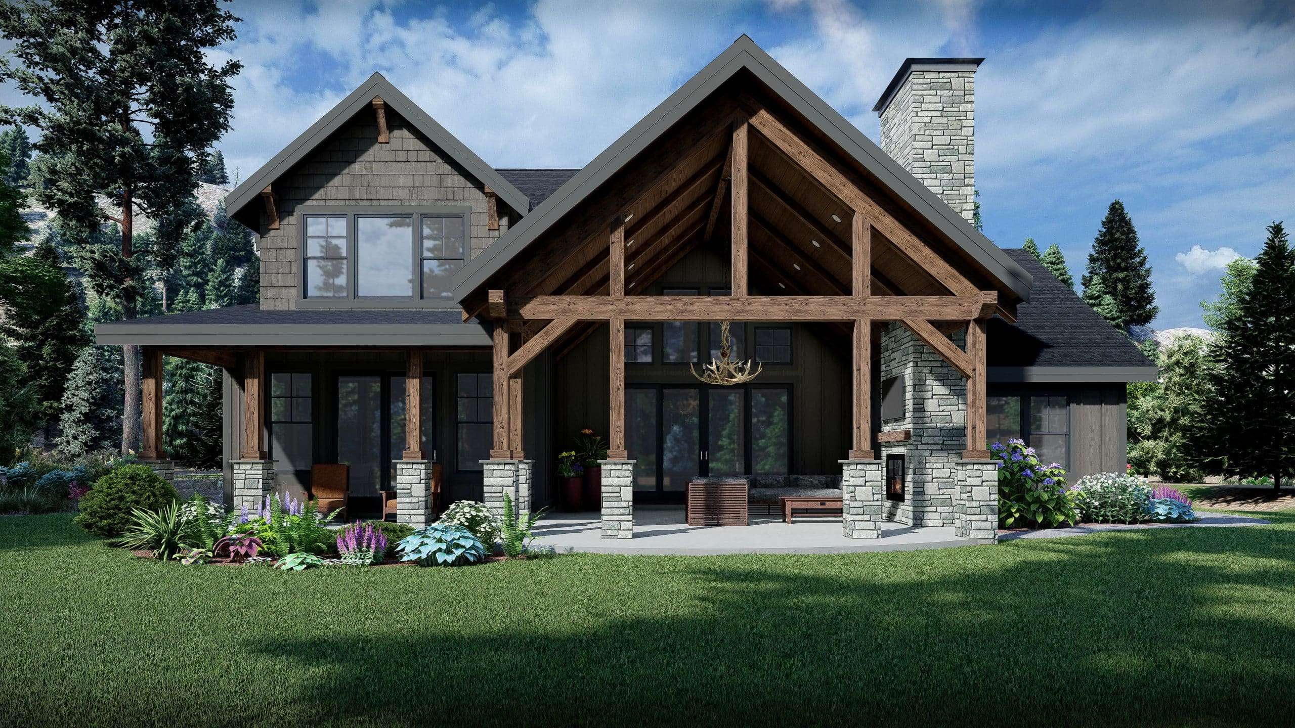 Suncadia Mountain Home Plan Lexar Homes