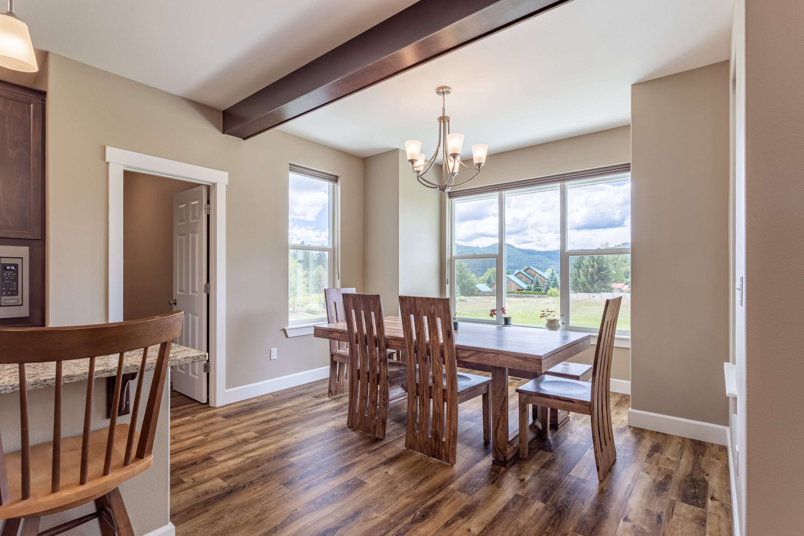 hawthorne home plan dining nook