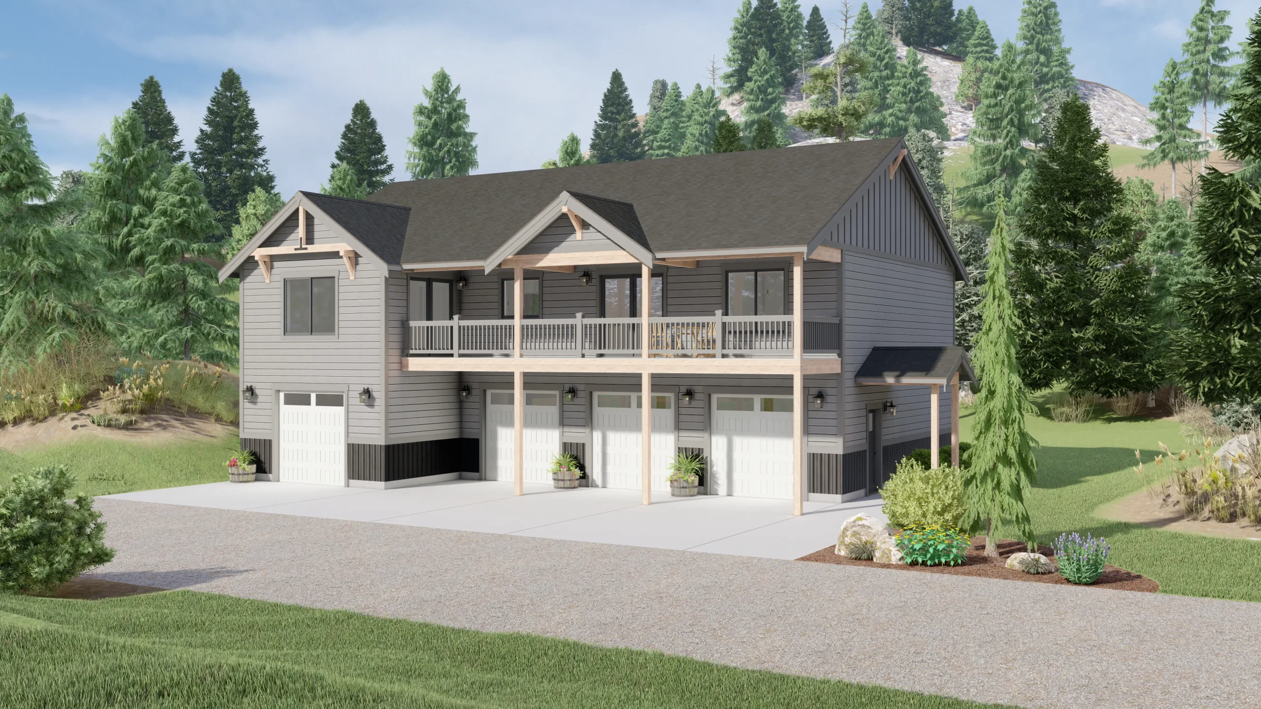 Custom Home Builder Lexar Homes Meadow Larch Mountain Collection Floor Plan Large Image