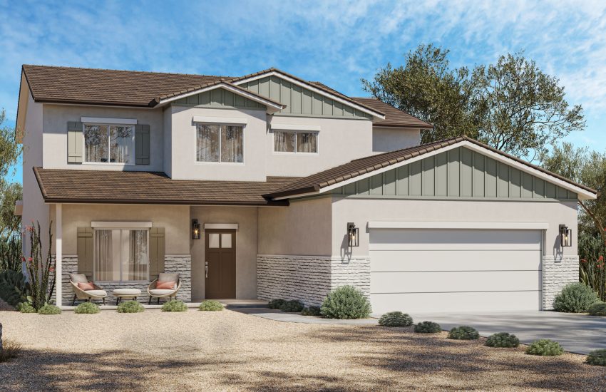 Riverdale two story southwest style floor plan by Lexar Homes Arizona