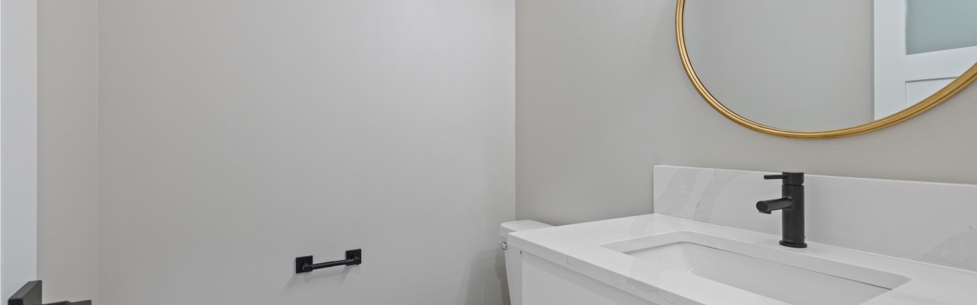Modern powder bathroom