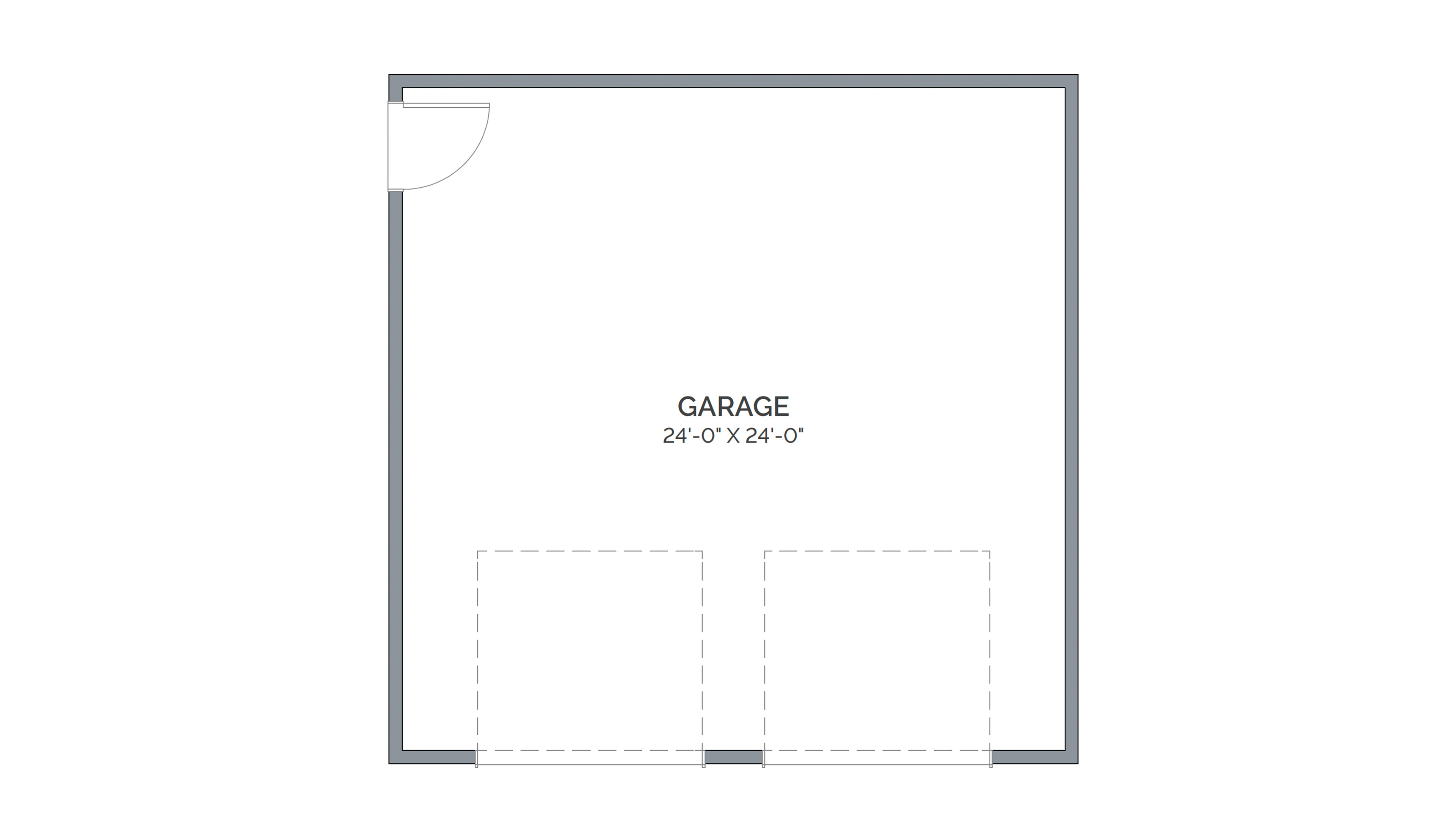2 car detached shop floor plan
