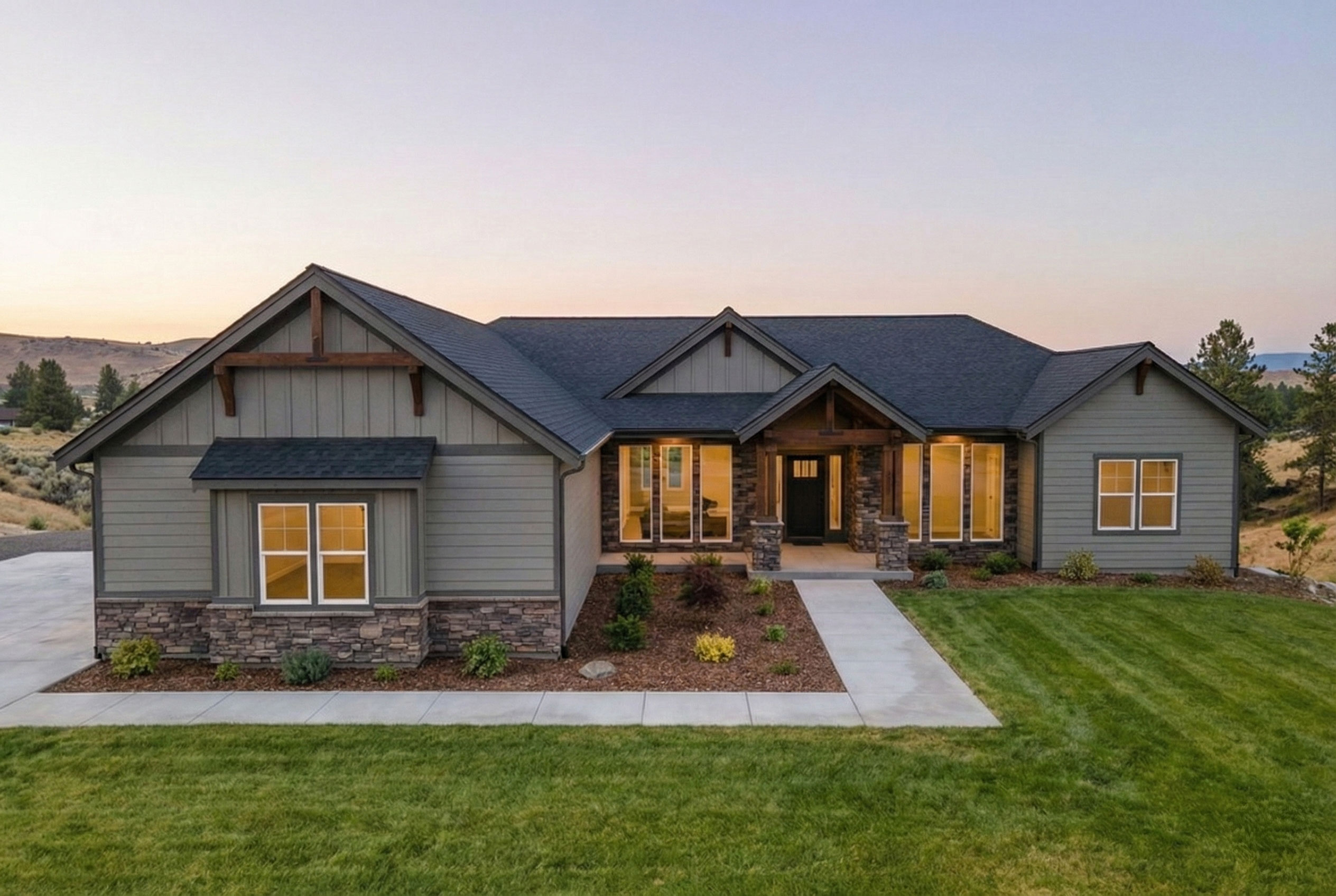 Cedar-with-Basement-Dusk-FE