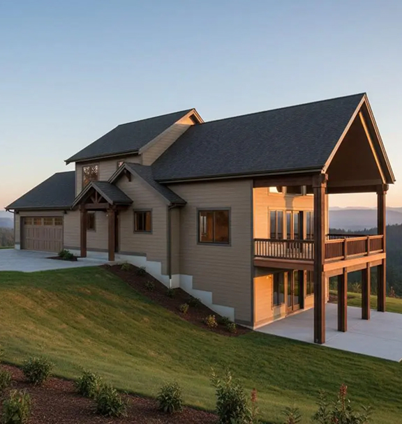 Custom Lexar home designed to meet the homeowner's needs