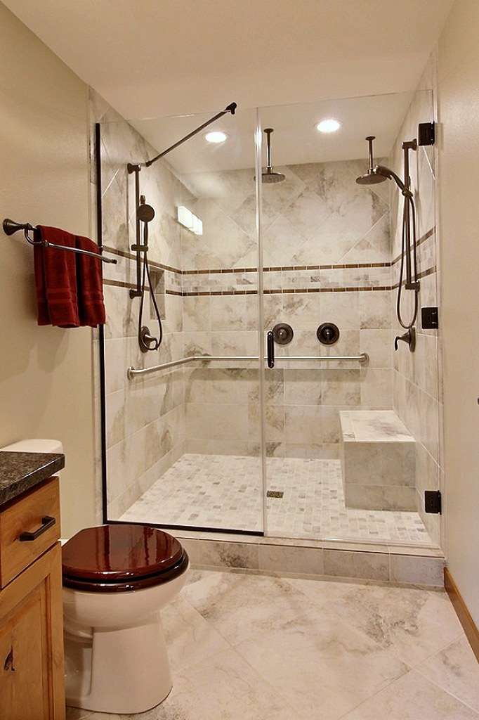 multigenerational feature of lexar home plan primary shower